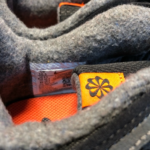 Nike Free Terra Vista Black Canvas Anthracite Orange CZ1757-001 Sz 10.5 Men New - Picture 11 of 16